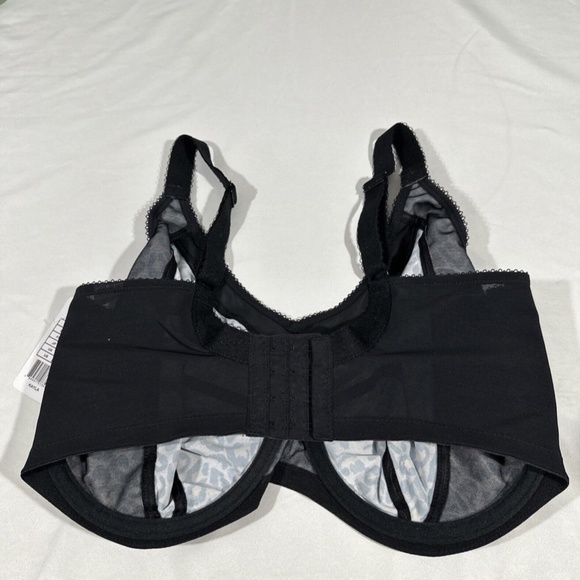 NWT $54 Goddess [ 36K US ] Kayla Full Figure Underwire Bra in Dark‎ Leopard - Picture 6 of 12